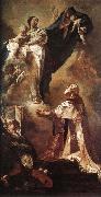 PIAZZETTA, Giovanni Battista The Virgin Appearing to St Philip Neri a USA oil painting artist